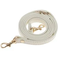 ibettertec Trageriemen 120 cm verstellbarer Schultergurt, Handtaschenriemen aus Leder, (Karabiner, beige, Austauschgurt für Taschen)