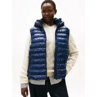 Tommy Hilfiger Curve Steppweste CRV LW PADDED SLIM VEST in großen Größen, mit Kapuze