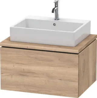 Duravit L-Cube Konsolen-Waschtischunterbau wandhängend 720x547x400 Az 1 Front: Ei LC581105555
