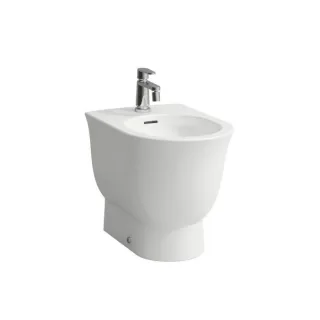 LAUFEN The new classic Stand-Bidet H8328510003021 37x56cm, Hahnloch, ohne seitliches Loch für Wasseranschluss, weiß
