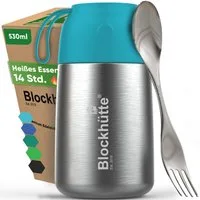 Blockhütte Thermobehälter 530ml, Auslaufsicher, Auslaufsicher, Rostbeständig, Geruchsresistent