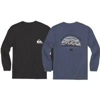 Quiksilver Langarmshirt MTWAVE DUNESCAPE LS PACK YOUTH (2-tlg) 2er-Pack, Langarm-Ausführung, aus Baumwolle
