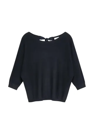 comma - Strickpullover blau - Gr. - 42