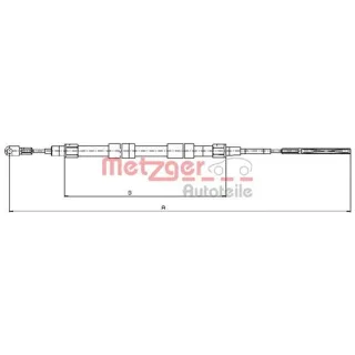 Metzger Handbremsseil hinten BMW Z3 E36