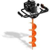 FUXTEC Erdbohrer FX-EB143ECO, 1,25 kW, max. 4000 U/min, 1 L Tank, Fliehkraftkupplung, Primerpumpe & Choke-System