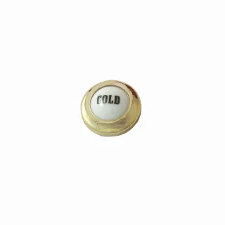 Kludi Ersatzteil Porzellanmarkierung Adlon Cold messing, 7502245-00 7502245-00
