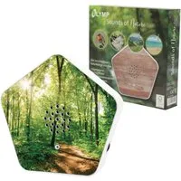 Olympia Dekoobjekt OL8001 "Sounds of Nature Box" (Soundbox / Zwitscherbox), 4 hochwertige Klänge, Bewegungssensor, 12 Wechselmotiven