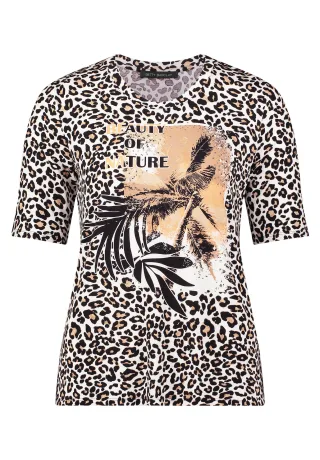 Betty Barclay - Basic Shirt weiß/schwarz - Gr. - 48