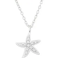 ALEXANDER YORK Kette mit Anhänger SEESTERN, 2-tlg., 925 Sterling Silber
