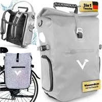 Valkental Fahrradtasche Pro Gepäckträgertasche, Rucksack & Umhängetasche, wasserdicht, Hochwertiges Nylon 23 L