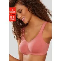 petite fleur by Lascana Soft-BH (Packung, 2 Stück) ohne Bügel, Baumwolle – auch ideal für große Größen, bequemer BH