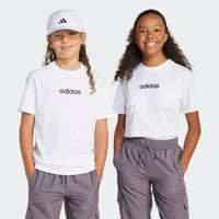 adidas Sportswear T-Shirt J LIN TEE 160 für Kinder, mit Rundhalsausschnitt, ohne Verschluss, aus Baumwolle