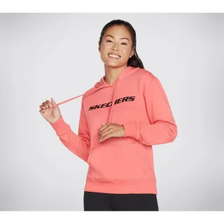 Skechers Performance Heritage Pullover Baumwolle Damen Pfirsich Kapuzenpullover