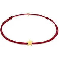 Elli Armband Stern Astro Textilband 925 Silber (kein Set, 1-tlg), Sterne