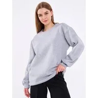 COMEOR Sweatshirt Damen Oversize Pullover Langarm Baumwolle