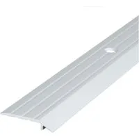 Dalsys Übergangsprofil Höhenausgleich aus Aluminium (90 cm x 30 mm, Silber, 1-St), 3,5 mm Höhenausgleich, zum Schrauben, inkl. Befestigungsmaterial