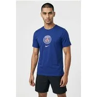 Nike T-Shirt PSG M NK CREST TEE sportlicher Look, Kurzarm, Rundhalsausschnitt, ohne Verschluss