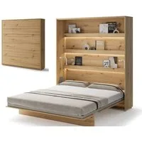 Compleo Schrankbett Vertical Wandklappbett Lenart Bed Concept, Ideal für kleine Räume