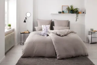 OTTO home Bettwäsche "Desner" 3 Premium Qualität, 100 % Polyester, sehr weich, uni, ab 135x200 cm