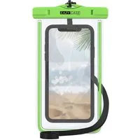 EAZY CASE Handyhülle Universale Unterwasser-Tasche für viele Modelle 3,5 - 6,7 Zoll, Unterwasser Taschen zum Tauchen Unterwasser Fotos Schutzhülle Grün