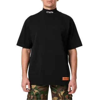 Heron Preston - "CTMNB" T-Shirt für Herren, Jersey, Übergroß (Schwarz/Weiß)