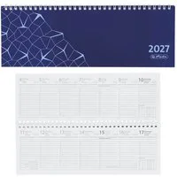 Herlitz Schreibtischkalender 2027 Compact blau
