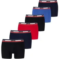 Levi's® Boxershorts LEVIS MEN REPEAT SPW LOGO BOXER BRIEF (6er Pack) ohne Eingriff, Logobund