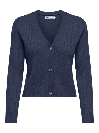 ONLY - ONLKATIA LS VNECK CARDI KNT NOOS - Gr. - XS