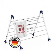 Gardissimo Badewannen-Wäscheständer Tumby XL ausziehbar Badewannen Wäschetrockner Wäscheständer, stufenlos ausziehbar / dicke Wäschestreben