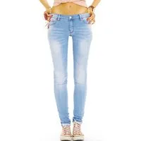 be styled Low-rise-Jeans Low Rise Jeans Hose niedrige Leibhöhe Hüftjeans - Damen - j36p mit Stretch-Anteil