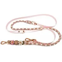 Tierluxe Hundeleine Blumen, Paracord, Biothane, Handgemacht