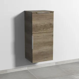 Sanipa 3way Mittelschrank mit 1 Tür und 1 Auszug, Eiche-Nebraska, UM12937 UM12937