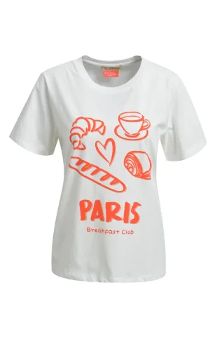 Smith&Soul - Regular T-Shirt Print Mix mandarin red - Gr. - L