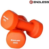Endless Hantel-Set Fitness Hantel Set für Krafttraining und Home Workout, (IN BOX : 1 Paar Neopren Hanteln nur, Non-Slip, Multifunctional Dumbells), Neopren beschichtete feste Hantel