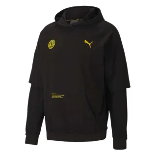 Puma x Gold's Gym Raglan Herren Schwarzer Kapuzenpullover