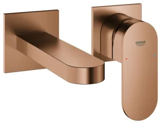 GROHE 2-Loch-Waschtisch-Wandbatterie Plus 29303_4, FMS Ausladung 147mm warm sunset geb., 29303DL4 29303DL4