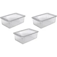 keeeper Aufbewahrungsbox bea (Set, 3 St), 3 x 30 L, mit Air-Control-System