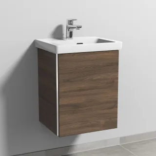 Sanipa 3way Waschtischunterbau zu Villeroy & Boch Subway 3.0 Waschtisch mit 1 Tür, Eiche-Arizona BR84380