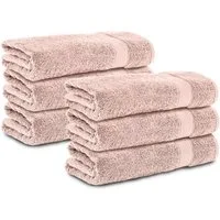 Komfortec Handtuch Set 100% Baumwolle, 470 g/m², Frottee (6-St), Badetücher 50x100 cm Set, Weich