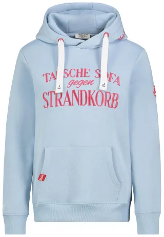 Authentic Style - RE9CIFN3ZWF0c2hpcnQgSG9vZGll open air blue - Gr. - L
