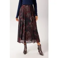 Aniston CASUAL Maxirock mit großflächigen, grafischen Blumendruck - NEUE KOLLEKTION