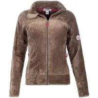 Geographical Norway Fleecejacke Damen Regular Fit Jacke baupaline Markantes Design mit Logo-Details auf Brust und Ärmel