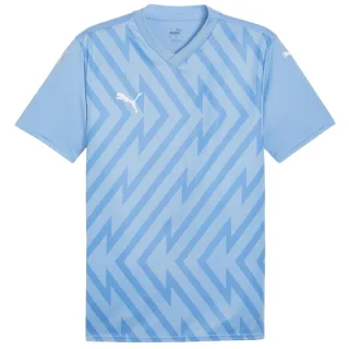Puma - "Teamglory" T-Shirt für Herren, Jersey (Hellblau/Weiß)