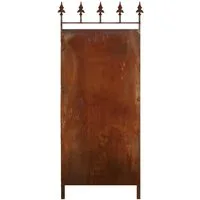 EdelrostPassion Sichtschutzelement, B:40-125cm,H:120-200cm, zum stecken,metall, 2mm, Edelrost, Zaunspitze