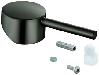 Grohe Hebel 46015 für Minta Spültischbatt. hard graphite gebürstet, 46015AL0 46015AL0