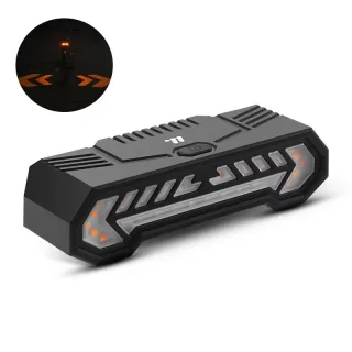 WEST BIKING Bicycle Projection Turn Signal Taillight Wireless Remote Waterproof Type-C Charging Warning Bike Rear Light
