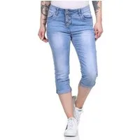 Jewelly 3/4-Jeans 80 Capri Jeans Streetwear