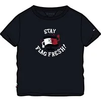 Tommy Hilfiger T-Shirt BOYS GRAPHIC TEE SS mit Logodruck