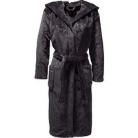 REDBEST Bademantel Unisex-Bademantel "Perris" mit Kapuze, Rückenlänge cm: 124/lang (ab 111 cm):, Fleece, mit Kapuze/mit Aufsatztasche:, default, Fleece Uni