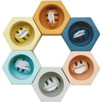 Plantoys Lernspielzeug Bienenwaben Orchard